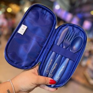 NWT WDW 50th Celebration Reusable Utensil Set